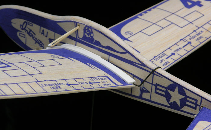 Folding wing Interceptor II now has the straddle wire for wing angle adjustment